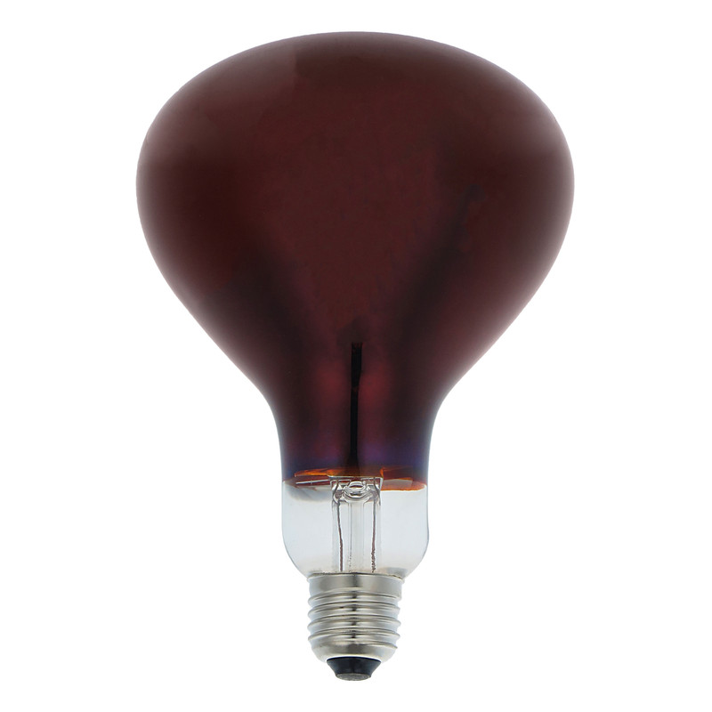 لامپ مادون قرمز 250 وات مصباح مدل R125-IR-250W-E27-RED پایه E27