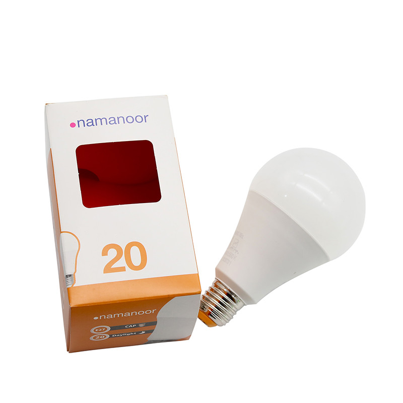 لامپ 20 وات نمانور مدل مهتابی LED پایه E27 مجموعه 5 عددی