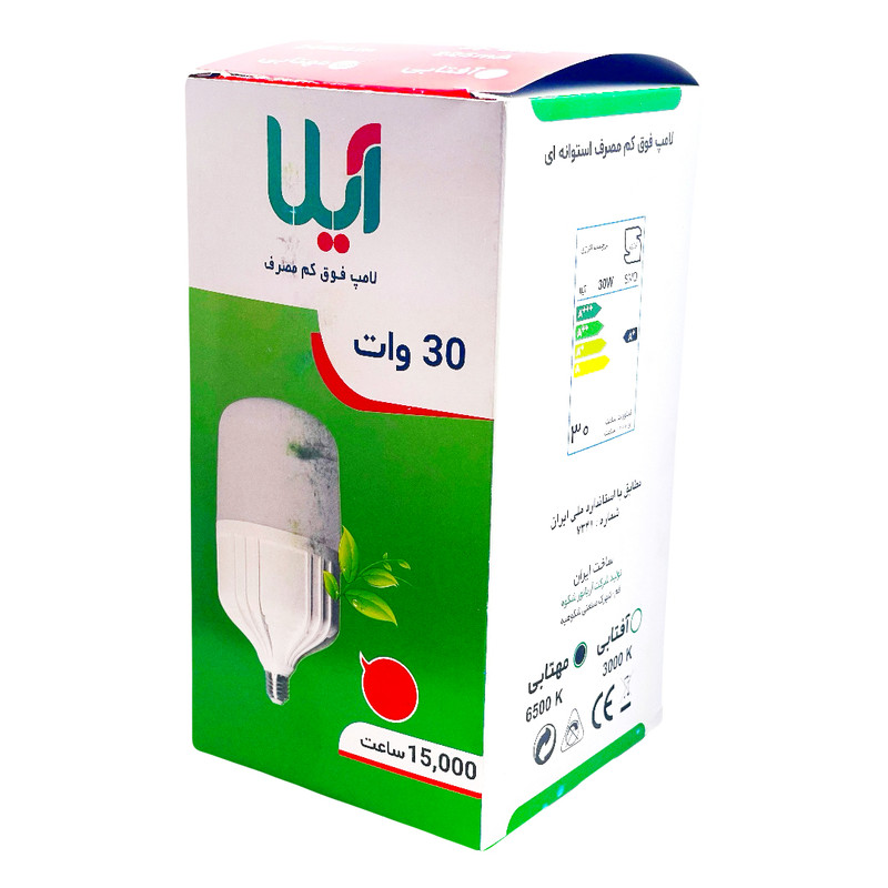 لامپ 30 وات آیلا مدل SMD پایه E27 بسته 2 عددی