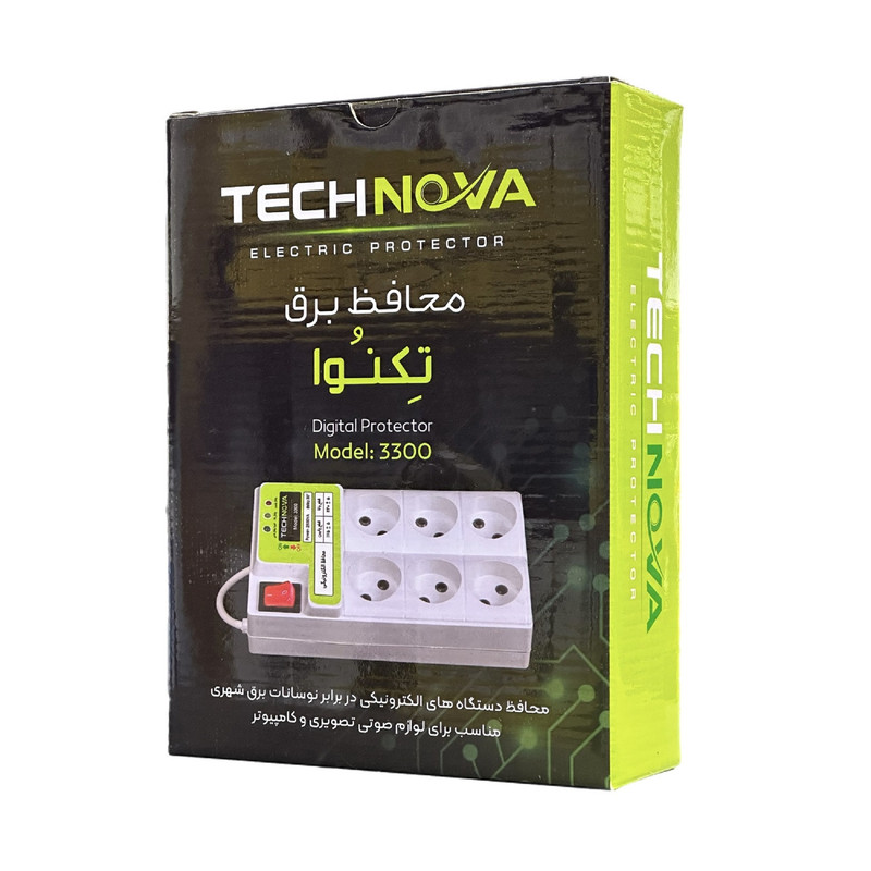 محافظ ولتاژ تکنوا مدل صوتی تصویری کد 3300