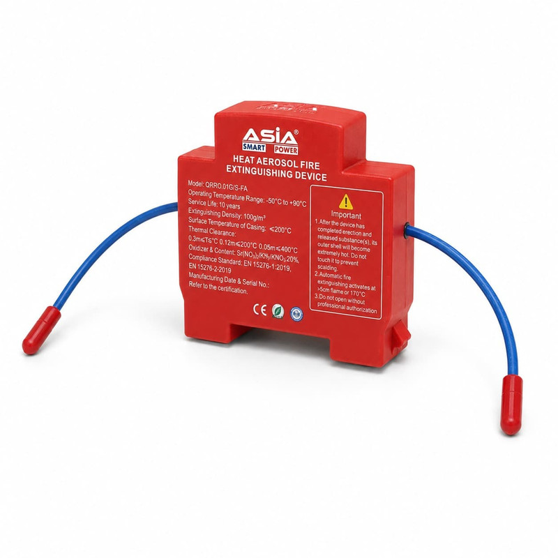 فیوز اطفای حریق تابلو برق آسیا مدل Heat Aerosol Fire Extinguishing Device