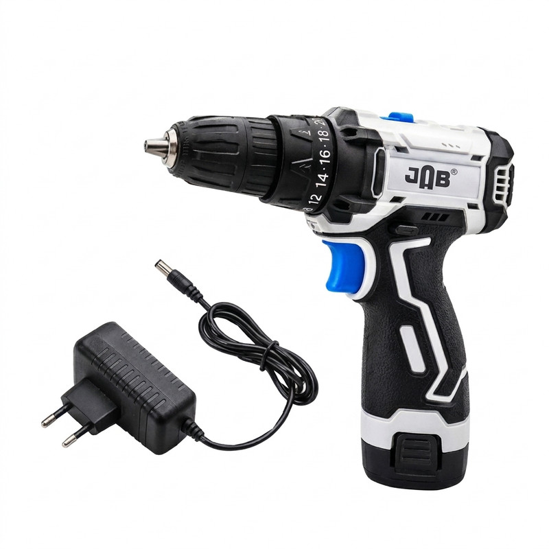 دریل پیچگوشتی شارژی 10 میلیمتری 158 ولت جاب مدل JB-158 NEO JAB