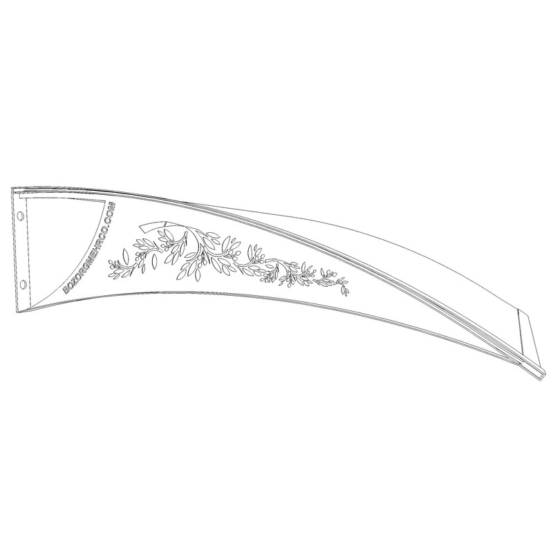 بارانگیر فلزی لیزری بزرگمهر مدل WH-R018-151