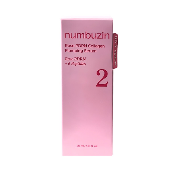 سرم حجم دهنده و لطافت بخش نامبوزین مدل Rose PDRN + 6peptides مناسب برای انواع پوست حجم 30 میلی لیتر