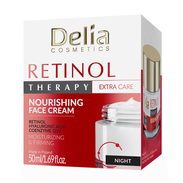 کرم سفتکننده و لیفتینگ دلیا مدل RETINOL مناسب انواع پوست حجم 50 میلی لیتر