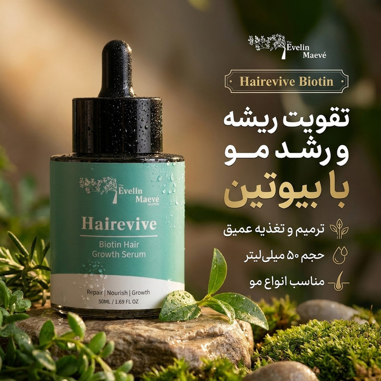 سرم تقویت کننده و ترمیم کننده مو راهکارهای اولین میو مدل بیوتین مناسب برای انواع مو حجم 50 میلی لیتر