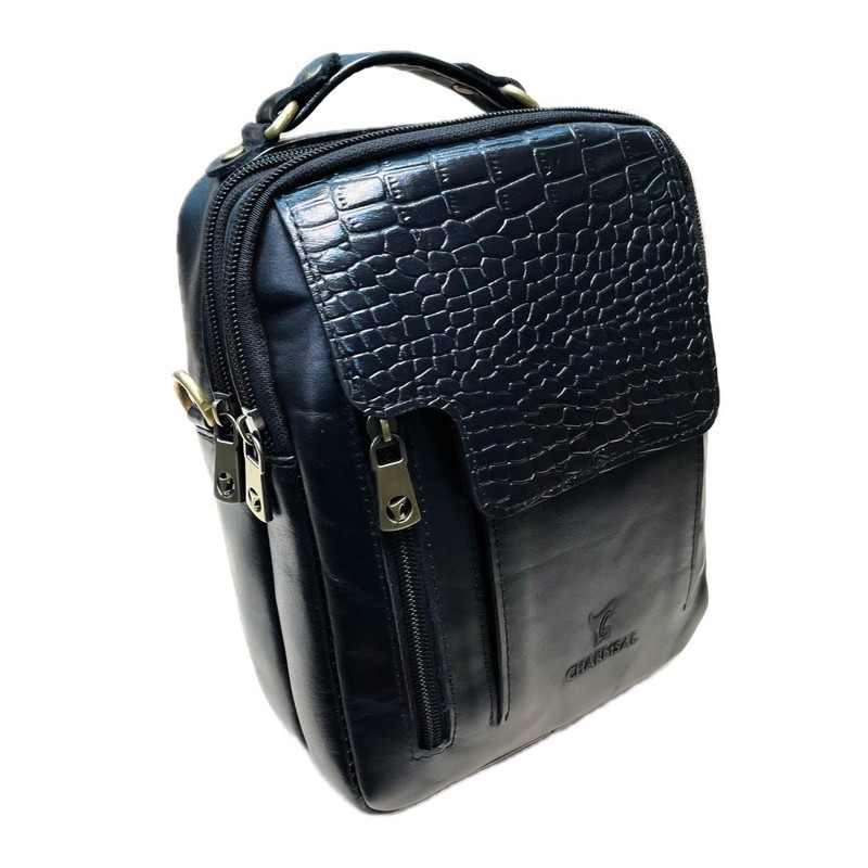 کیف رو دوشی مردانه چرم طبیعی مدل 66000