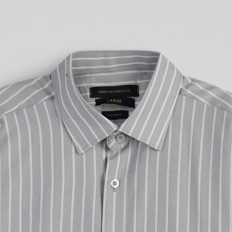 پیراهن آستین بلند یقه برگردان با تنخور معمولی (regular fit) مردانه دیجی استایل اسنشیال مدل 310