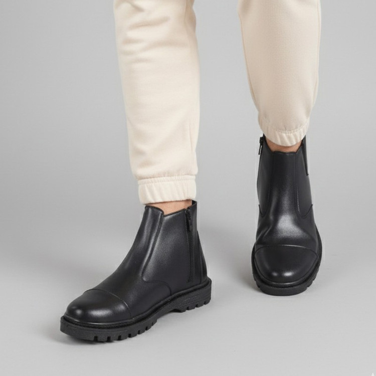 نیم بوت مردانه مدل سناتور