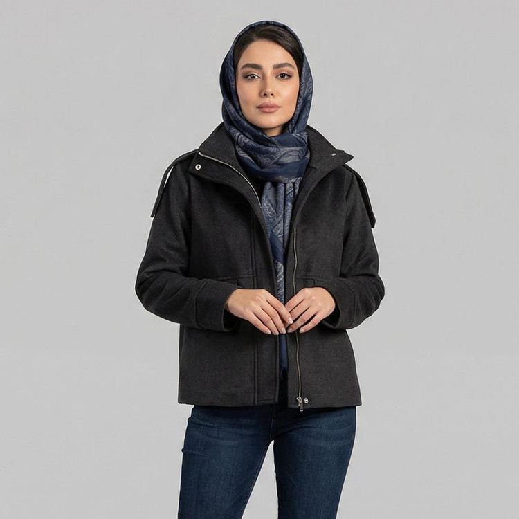 پالتو زنانه السانا مدل هیژا کد 2391