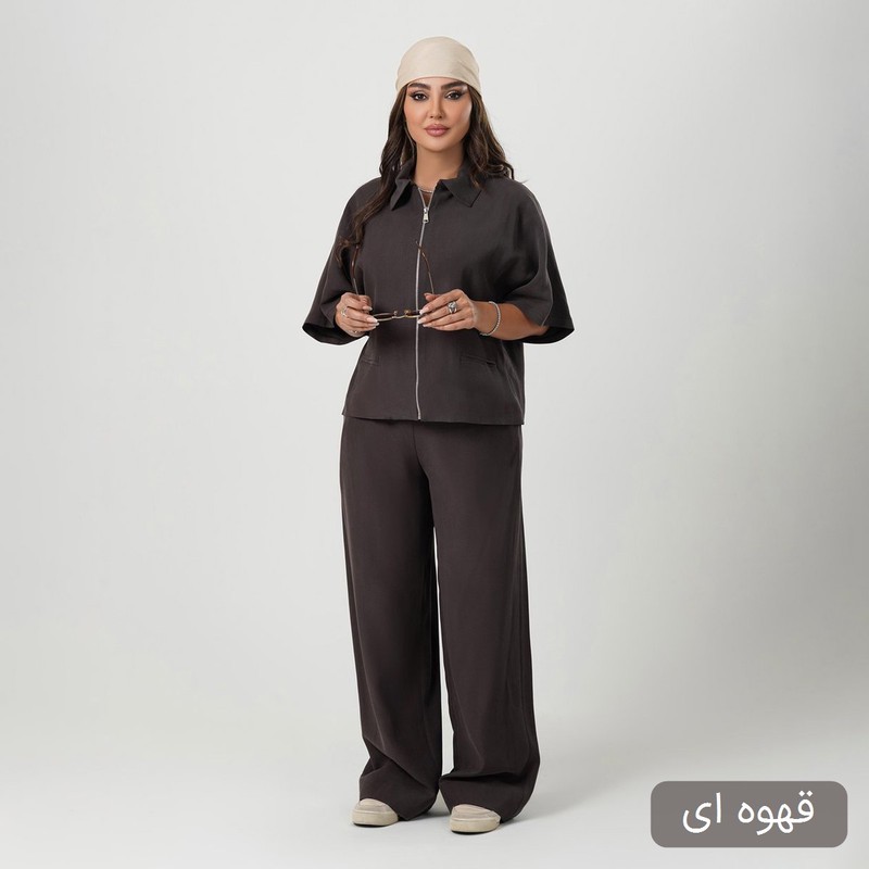 ست شومیز و شلوار زنانه السانا مدل آوانه کد 2698