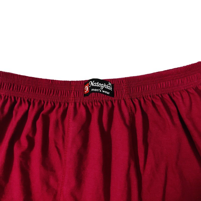 شورت مردانه پوشاک ناطقیان مدل پادار سوپر نخ پنبه کد 26