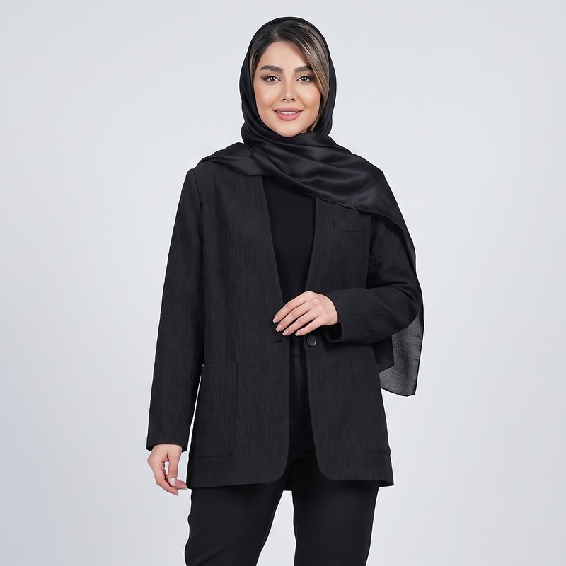 کت تک زنانه پلیاستر زیلان مدل 220100330