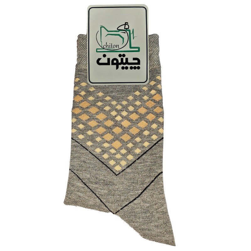 جوراب ساق بلند مردانه چیتون مدل CHT-03 بسته 3 عددی