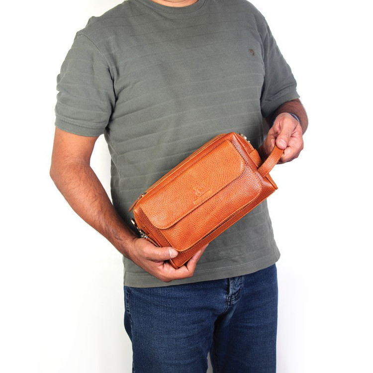 کیف دستی چرم بارز کد DG82.1