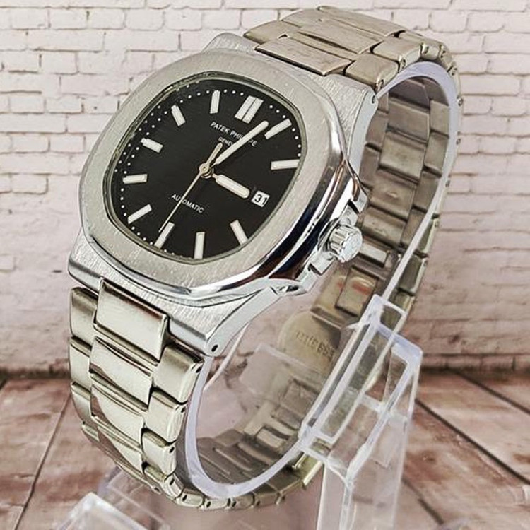ساعت مچی عقربهای مردانه مدل ناتیلوس بندفلزی کد Patek Philippe NAUTILUS P8168B