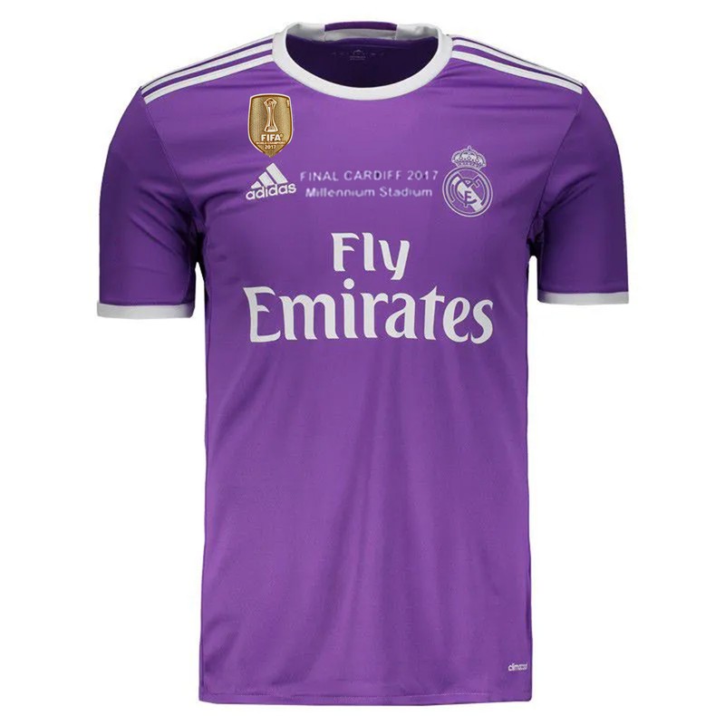 ست تیشرت و شلوارک ورزشی پسرانه مدل رئال مادرید طرح رونالدو کد Away 2017