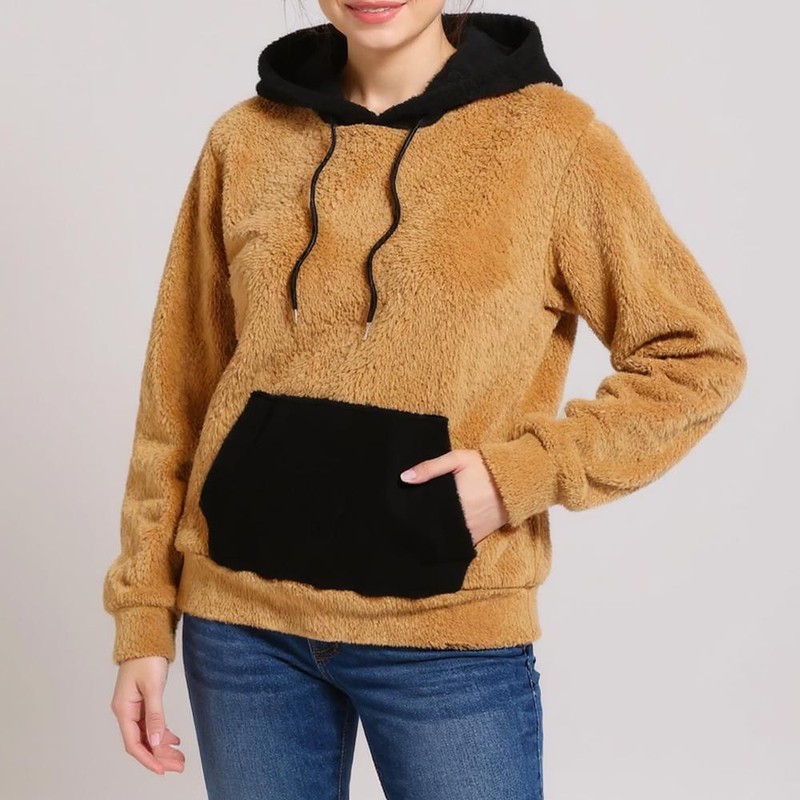 هودی زنانه شیرین جامه مدل تدی