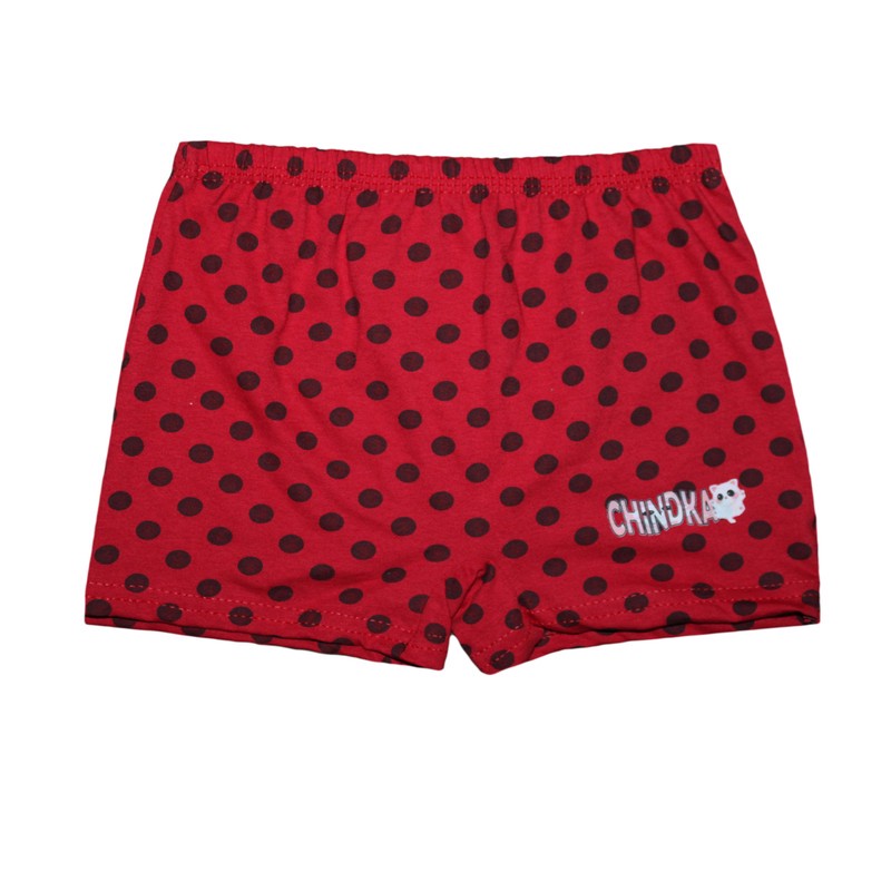 شورت پادار دخترانه چیندکا مدل سوپر پنبه کد 4465 مجموعه 6 عددی