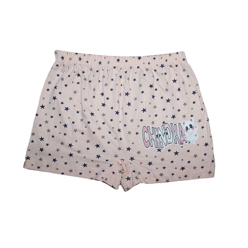 شورت دخترانه چیندکا مدل سوپر پنبه کد Star_102 مجموعه 6 عددی