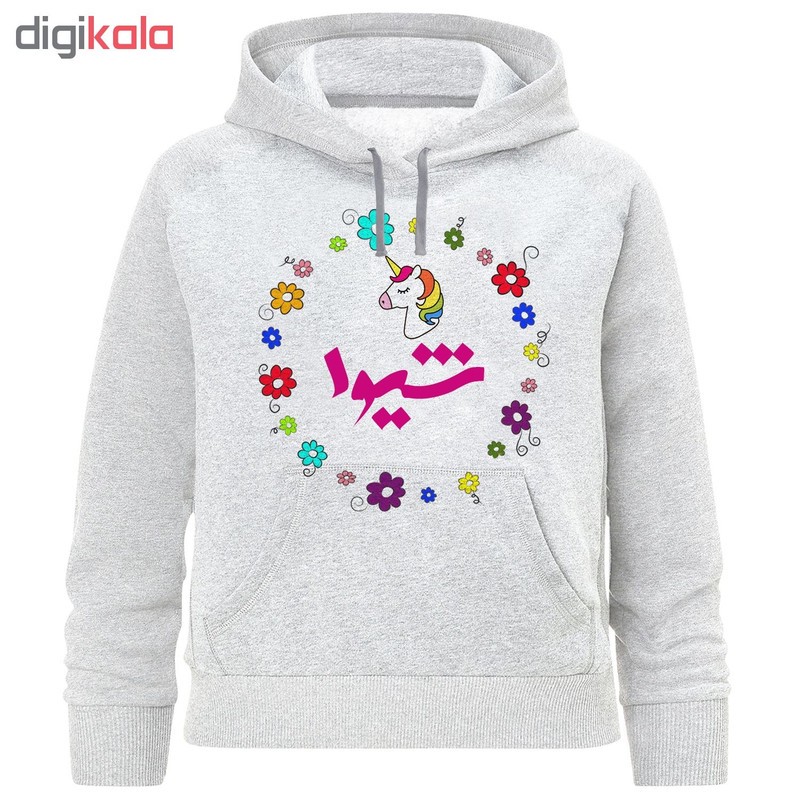 هودی دخترانه طرح شیوا کد F225