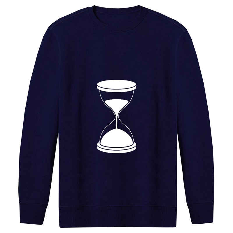 سویشرت مردانه طرح ساعت شنی کد F27