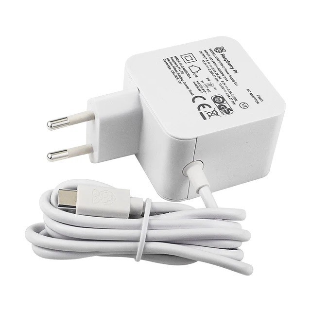 آداپتور شارژر رزبری پای مدل PI5 27W USB-C