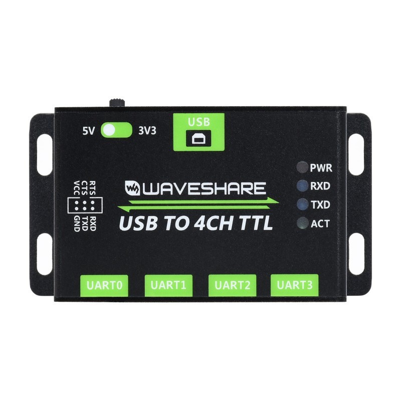 مبدل صنعتی USB به UART ویوشیر مدل USB TO 4CH TTL
