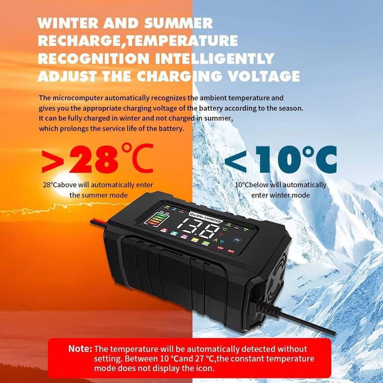 شارژر باتری خودرو مدل RJ-C121501A-BLACK
