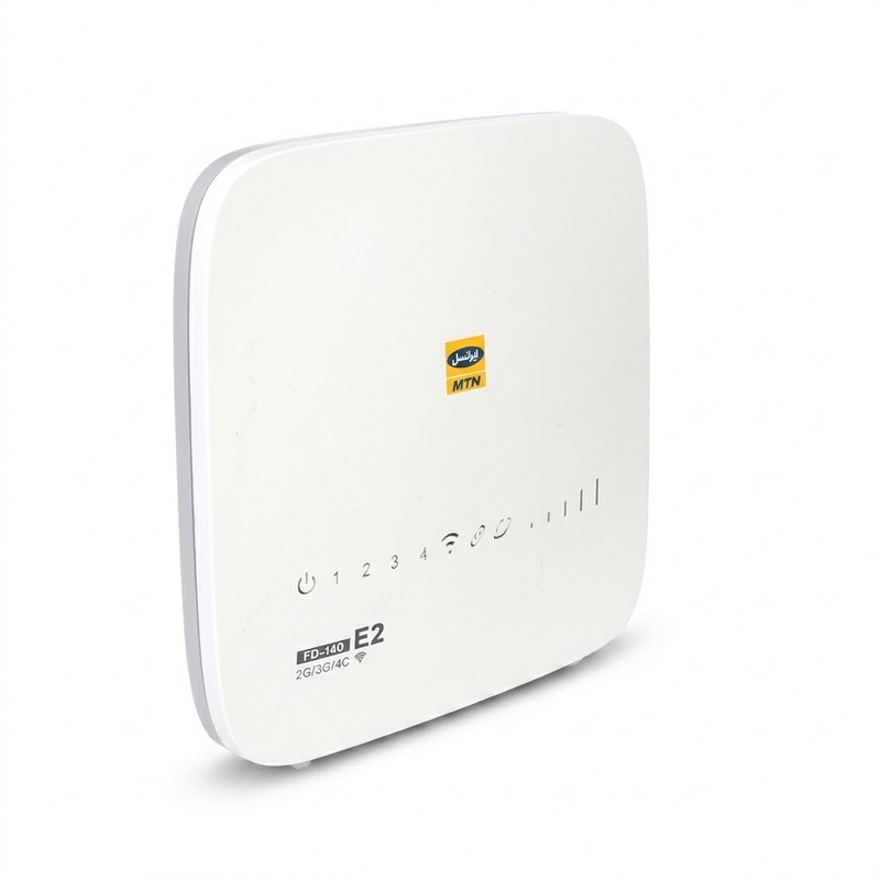 مودم سیمکارتی 4G ایرانسل مدل FDi40 E2 با سرعت دانلود 150 مگابیت بر ثانیه، پشتیبانی همزمان 32 کاربر، 4 پورت LAN، آنتن ...