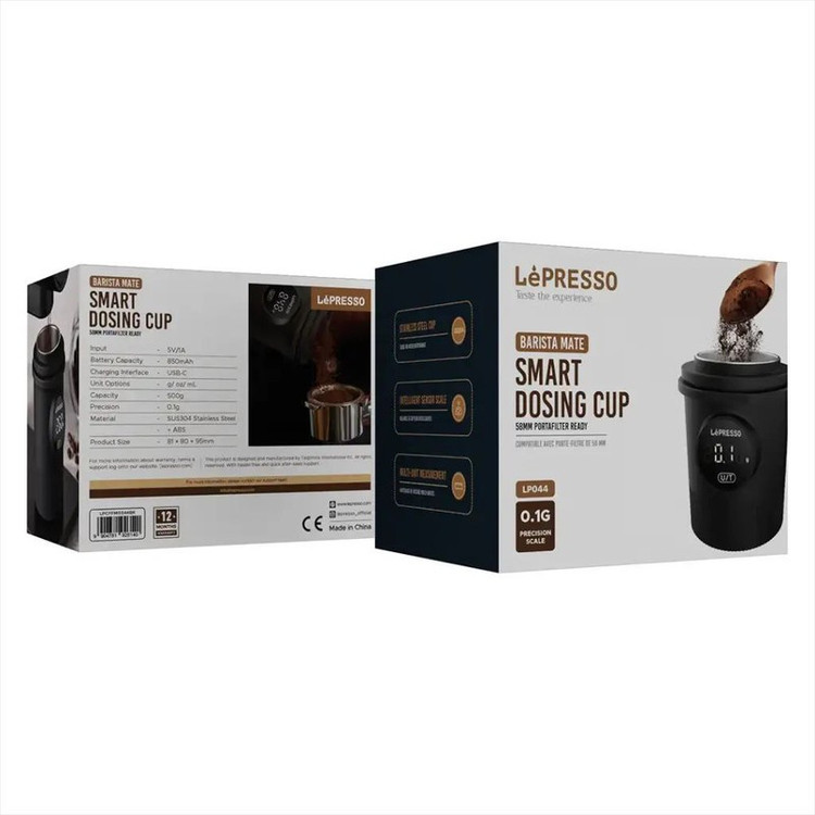ترازو آشپزخانه دیجیتال لپرسو مدل LPCFFM0044BK حداکثر ظرفیت قابل اندازهگیری 0.5 کیلوگرم با دقت اندازهگیری 0.1 گرم