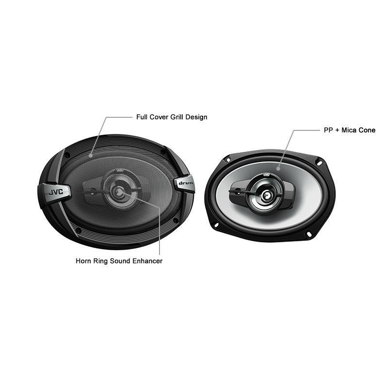 اسپیکر خودرو جی وی سی مدل CS-DR693 بسته دو عددی