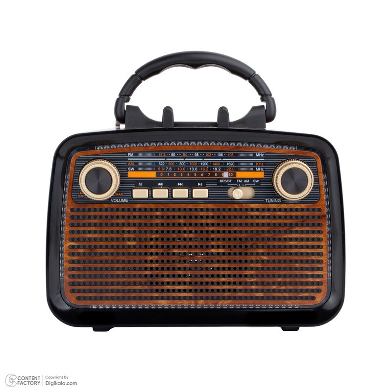 رادیو اسپیکر FM، AM، SW کی برود مدل KTF-1467 دارای پورت USB
