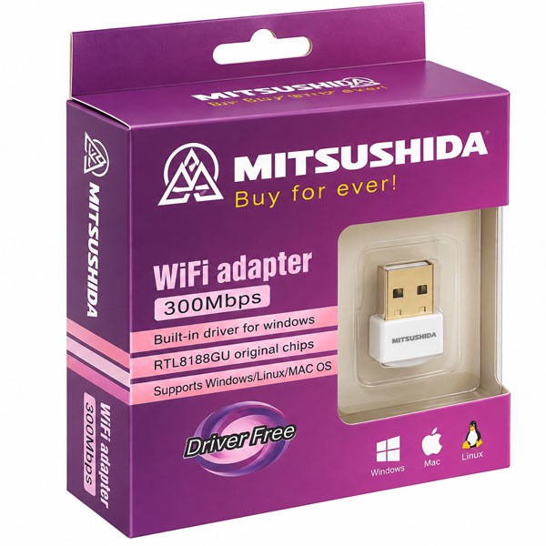 کارت شبکه USB میتسوشیدا مدل KC-W104
