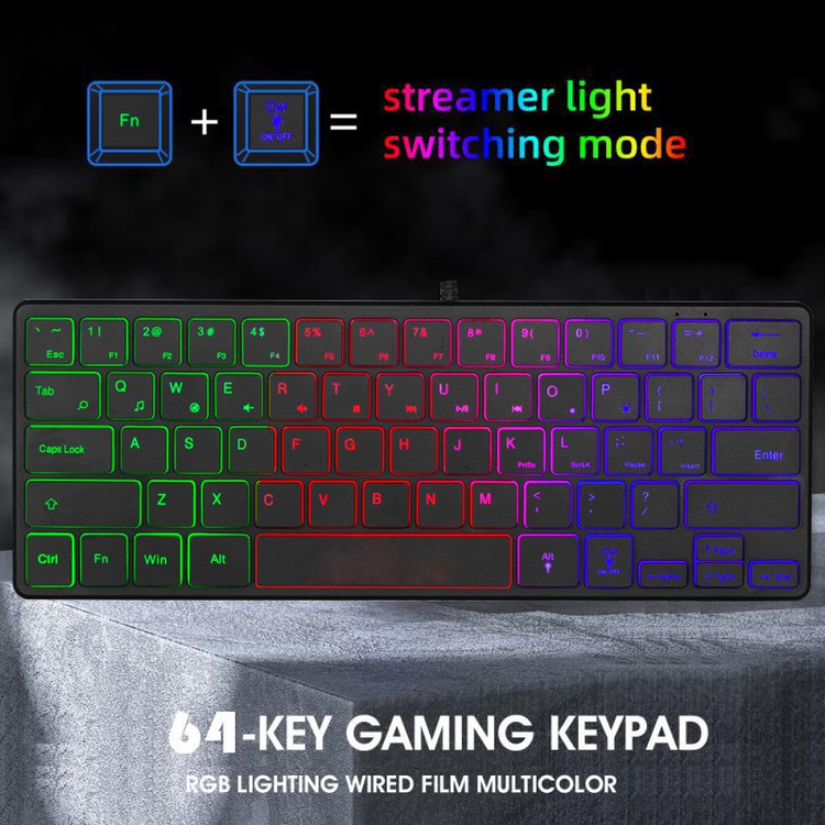 کیبورد مدل MINI-64-KEYS