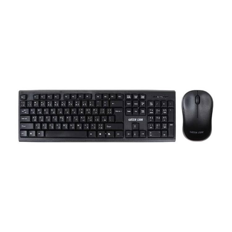 کیبورد و ماوس بی سیم گرین لاین مدل GNWS24GKEYMBK
