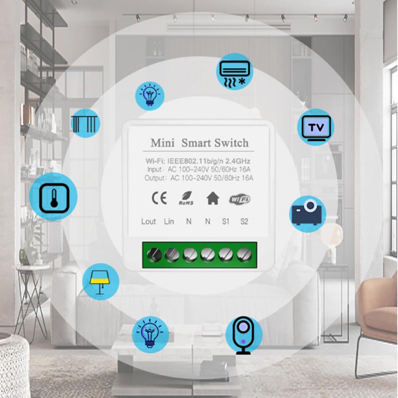 کلید هوشمند دی آی وای مدل WiFi 16A