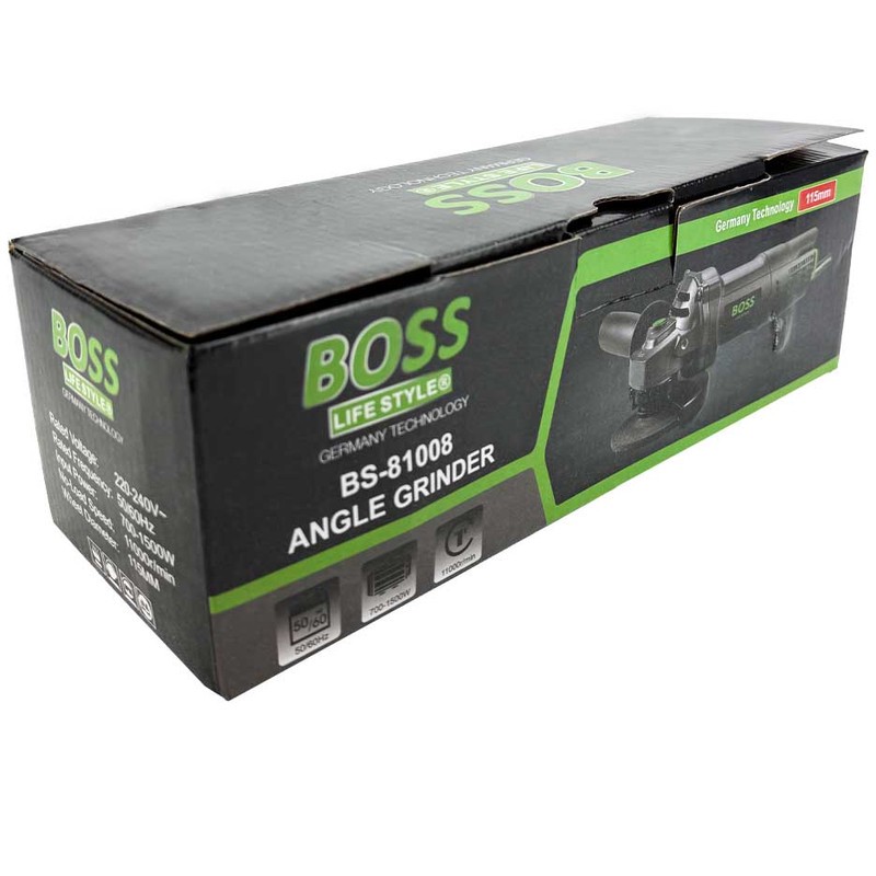 مینی فرز کلید پشت صنعتی 115 میلیمتری 1500وات باس مدل BS-81008
