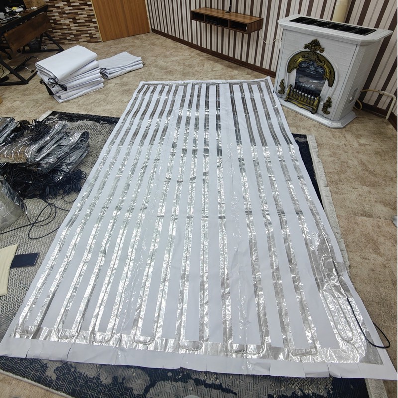 گرمایش برقی کف مدل رول نوار