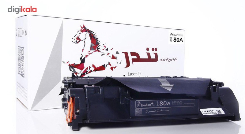 تونر مشکی تندر مدل 80A ظرفیت2800برگی گارانتی تعویض دوساله