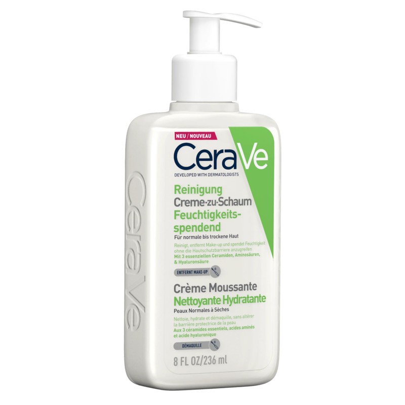 لوسیون پاک کننده صورت سراوی مدل Creamy Cleanser حجم 236 میلی لیتر