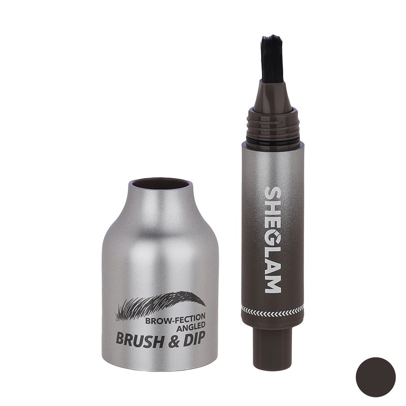 سایه ابرو شیگلم مدل angled brush&dip truffle