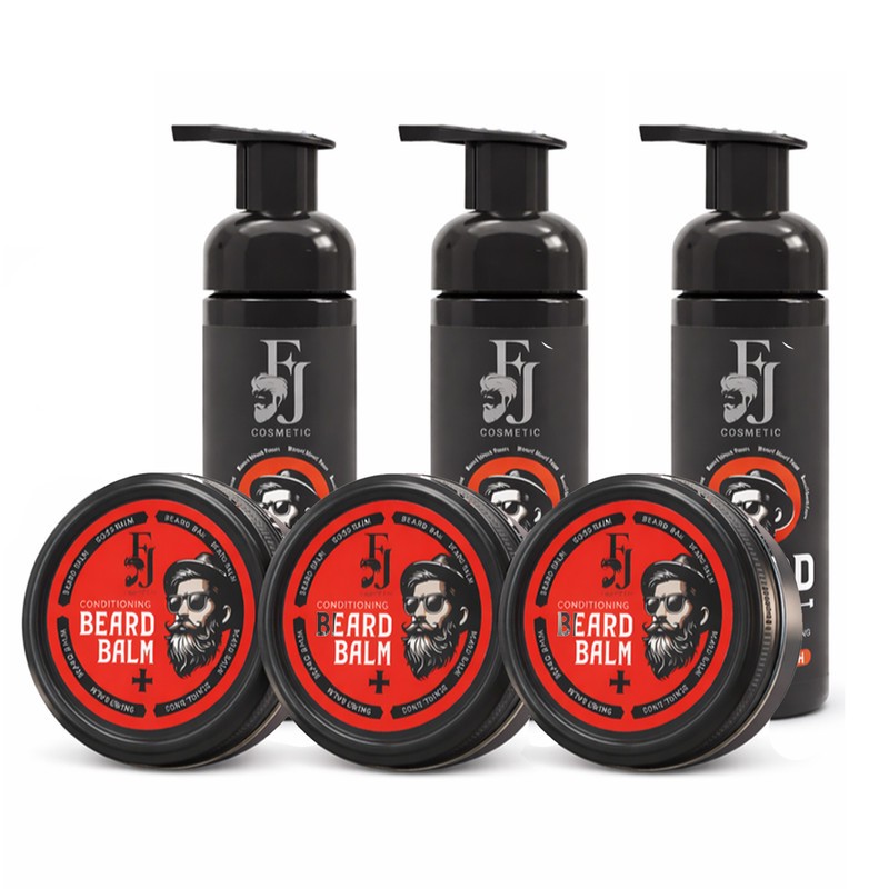 شامپو شستشوی ریش و سبیل افجه مدل WfA03 مناسب برای انواع مو حجم 150 میلی لیتر به همراه کرم نرم کننده ریش و سبیل افجه م...