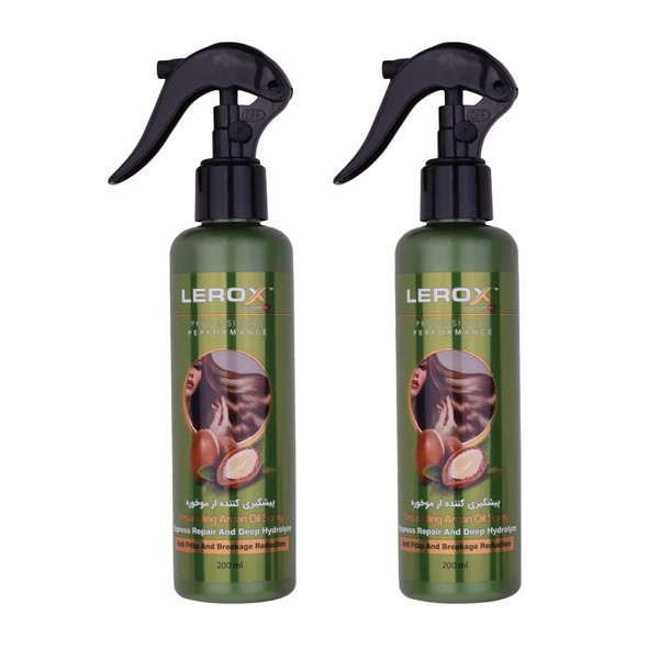 اسپری پیشگیری از موخوره لروکس مدل Express Repair حجم 200 میلی لیتر مجموعه 2 عددی