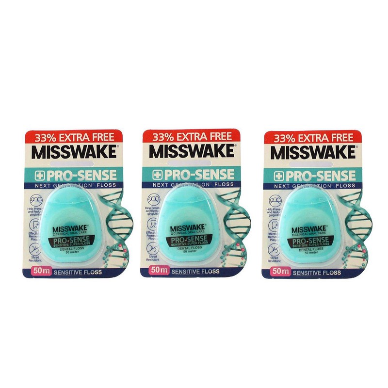 نخ دندان میسویک مدل Pro-Sense مجموعه 3 عددی