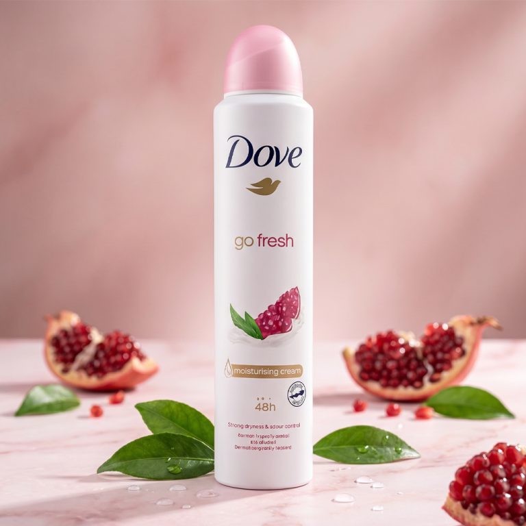 اسپری ضدتعریق زنانه داو مدل Pomegranate 48HR حجم 250 میلیلیتر