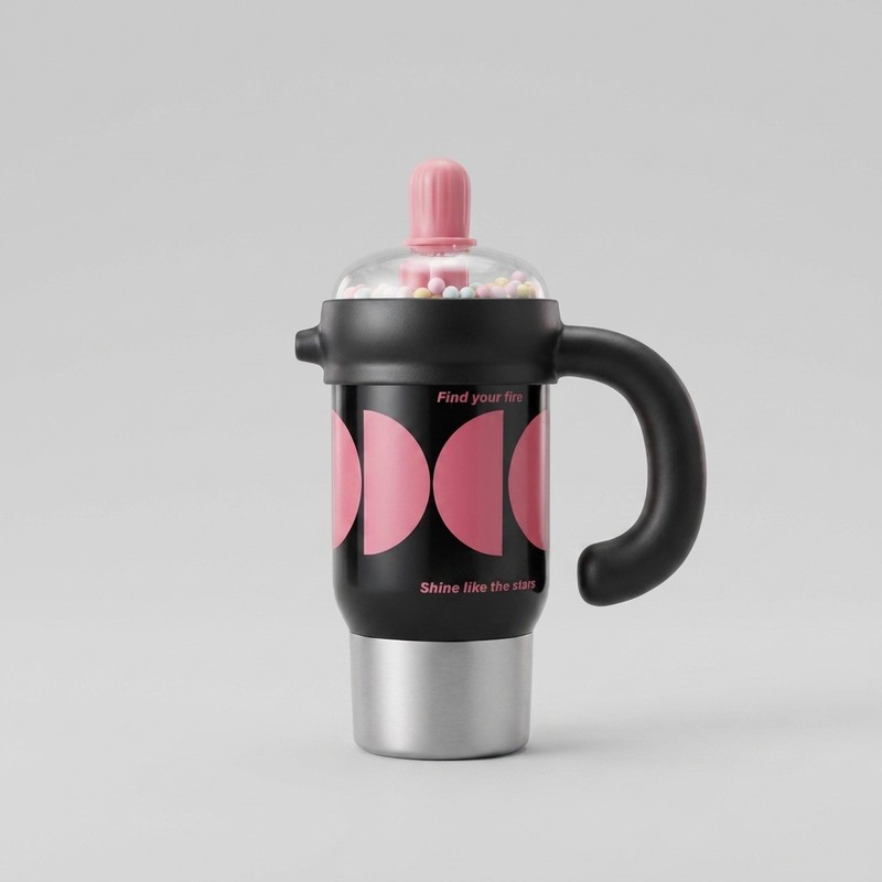 تراول ماگ مدل FLLS-0623 گنجایش 0.75 لیتر