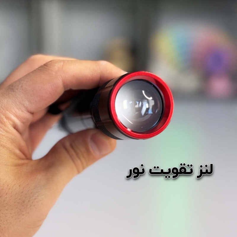 چراغ قوه دستی اسمال سان مدل P7 کد 2167 با نور مهتابی