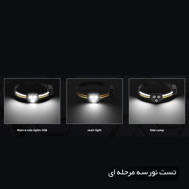 چراغ قوه پیشانی مدل SMART کد 2146
