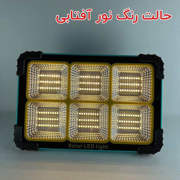 چراغ کمپینگ مدل شارژی خورشیدی 6 کانال
